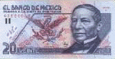 20 peso bill